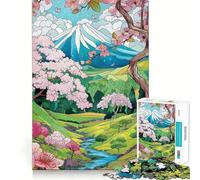 Puzzle da 1000 pezzi con paesaggio estivo giapponese per adulti e ragazzi, ideale per migliorare la memoria, rilassare la mente e creare un'attività stimolante, perfetto come regalo di Natale 50x75cm