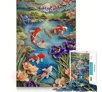 Puzzle da 1000 pezzi con paesaggio estivo giapponese per ragazzi, gioco di logica, passatempo rilassante, taglio perfetto, regalo classico 50x75cm
