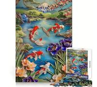 Puzzle da 1000 pezzi con paesaggio estivo giapponese per ragazzi, gioco di logica semplice e divertente, taglio perfetto, regalo di compleanno 38x52cm