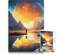Puzzle da 1000 pezzi con paesaggio fantasy per adolescenti, gioco di pensiero logico interattivo, ideale come regalo per occasioni memorabili, dimensioni 50x75cm