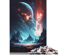 Puzzle da 1000 pezzi con paesaggio "Fine delle stelle" per adulti, puzzle per la sfida del cervello in famiglia (75x50 cm)