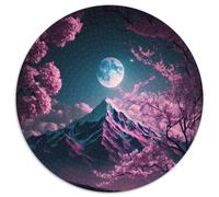 Puzzle da 1000 pezzi con paesaggio giapponese al neon, puzzle impegnativi dal design intricato per adolescenti, decorazioni fai da te e divertimento che stimola la mente, 67,5x67,5 cm