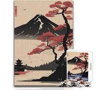 Puzzle da 1000 pezzi con paesaggio giapponese per adolescenti, gioco educativo per lo sviluppo delle competenze, regalo perfetto per momenti speciali, dimensioni 50x75cm