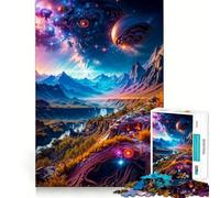 Puzzle da 1000 pezzi con paesaggio insolito per adolescenti, gioco di logica, antistress, taglio preciso, regalo artistico 50x75cm