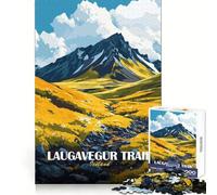 Puzzle da 1000 pezzi con paesaggio islandese del sentiero Laugavegur,ideale per adolescenti,stimolante per la mente,per il tempo libero e per evadere dalla realtà Perfetto per le vacanze (38x52cm)