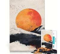 Puzzle da 1000 pezzi con paesaggio montano al tramonto per adulti, gioco di logica, per il tempo libero a casa, taglio preciso, regalo affettuoso 50x75cm