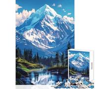 Puzzle da 1000 pezzi con paesaggio montano e natura giocattoli antistress ottimo regalo per giochi educativi collezione di artisti belle arti dimensioni 38x26cm