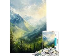 Puzzle da 1000 pezzi con paesaggio montano gioco educativo per sfide di apprendimento ottimo regalo e passatempo per le vacanze a casa (dimensioni 38x26cm)
