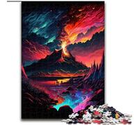 Puzzle da 1000 pezzi con paesaggio montano per adulti e adolescenti, per ammazzare il tempo durante le vacanze e migliorare l'amore tra coppie (50x75cm)
