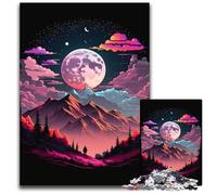 Puzzle da 1000 pezzi con paesaggio montano, puzzle in legno per adulti, gioco interattivo per famiglie, decorazioni fai da te per la casa, regalo rompicapo 50x75CM/19,68x29,52 pollici