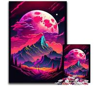 Puzzle da 1000 pezzi con paesaggio montano, puzzle in legno per adulti, gioco rompicapo, gioco interattivo per famiglie, adatto dai 14 anni in su, 50x75CM/19,68x29,52 pollici