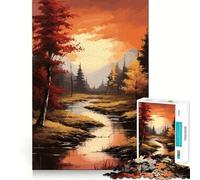 Puzzle da 1000 pezzi con paesaggio naturale, ideale per adolescenti, stimola la memoria, riduce lo stress e crea un'immagine tridimensionale da appendere al muro (38x26cm)