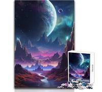Puzzle da 1000 pezzi con paesaggio onirico dell'universo cosmico per adolescenti, gioco educativo per lo sviluppo delle competenze, regalo perfetto per momenti speciali, dimensioni 38x26cm