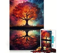 Puzzle da 1000 pezzi con paesaggio spaziale fantastico per adolescenti, gioco di logica mentale, silenzioso, tranquillo, con taglio preciso, ideale come regalo di Babbo Natale (38x52cm)