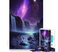 Puzzle da 1000 pezzi con paesaggio spaziale fantastico per adulti, gioco di logica, passatempo per la casa, bordi puliti, regalo perfetto (38x26cm)