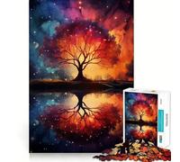 Puzzle da 1000 pezzi con paesaggio spaziale fantasy per adolescenti, giocattolo rilassante, evasione dalla realtà, bordi precisi, (50x75cm)