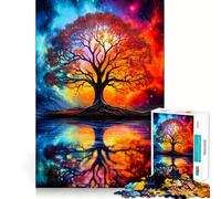 Puzzle da 1000 pezzi con paesaggio spaziale fantasy per adolescenti, giocattolo rilassante, evasione dalla realtà, bordi precisi, (50x75cm)
