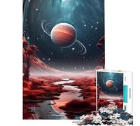 Puzzle da 1000 pezzi con paesaggio spaziale gioco per famiglie sfida per l'intelligenza giocattolo avvincente ottimo regalo per chi ama giocare e migliora la memoria (dimensioni 38x52cm)