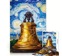 Puzzle da 1000 pezzi con paesaggio stellato per ragazzi, gioco di pensiero, divertimento condiviso, bordi precisi, articolo con desiderio di Babbo Natale 38x52cm