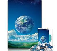 Puzzle da 1000 pezzi con paesaggio terrestre per adolescenti, giocattolo educativo intellettuale decomprimente, decorazione perfetta (75x50cm)