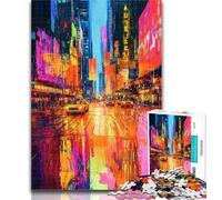 Puzzle da 1000 pezzi con paesaggio urbano di New York, 1000 pezzi per adolescenti, giochi educativi, decorazioni per la casa, regalo di compleanno, regali, arte murale 50x75cm