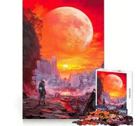 Puzzle da 1000 pezzi con paesaggio urbano post-apocalittico per adulti, ideale per stimolare la memoria, passatempo casalingo, assemblaggio di immagini e decorazione murale (38x52cm)