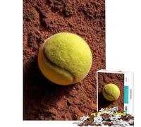 Puzzle da 1000 pezzi con pallina da tennis su campo in terra battuta ideale per adolescenti per una sfida di velocità e apprendimento durante e Natale Un giocattolo che stimola l'intelligenza