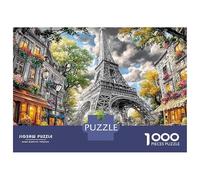Puzzle da 1000 pezzi con palloncini di Parigi, rovine di città fantasy antiche per adulti, gioco educativo, bella decorazione, difficile, stimolante, 38x26 cm