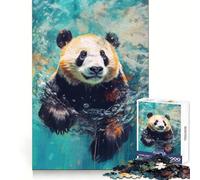 Puzzle da 1000 pezzi con panda sottomarino per ragazzi, ideale per stimolare la memoria cognitiva, per il relax e il divertimento, con tagli precisi Regalo perfetto (50x75cm)