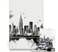 Puzzle da 1000 pezzi con panorama urbano di New York ideale per adolescenti gioco rilassante e stimolante per la mente perfetto come attività artistica o di assemblaggio e come regalo festivo
