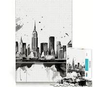 Puzzle da 1000 pezzi con panorama urbano di New York ideale per adolescenti gioco rilassante e stimolante per la mente perfetto come attività artistica o di assemblaggio e come regalo festivo