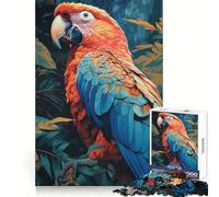 Puzzle da 1000 pezzi con pappagallo tropicale per ragazzi Puzzle che stimola la logica, ideale per il tempo libero e il divertimento Unisci i pezzi con precisione Un regalo perfetto (38x52cm)