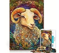 Puzzle da 1000 pezzi con pecore per adulti e ragazzi, ideale per migliorare la memoria, per un relax leggero e piacevole, con tagli netti e un regalo delizioso 38x26cm