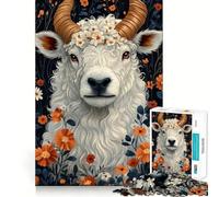 Puzzle da 1000 pezzi con pecore per adulti, gioco stimolante e divertente, taglio preciso, regalo speciale 38x52cm