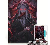 Puzzle da 1000 pezzi con personaggio anime dark su un trono, gioco educativo, decorazione perfetta, compleanno e Natale 38x26cm