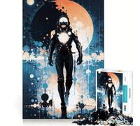 Puzzle da 1000 pezzi con personaggio dei cartoni animati Space Trooper,incastro perfetto,gioco stimolante per la mente,ideale per i momenti di relax e per decorare la parete a tema natalizio (38x26cm)