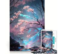 Puzzle da 1000 pezzi con petali traslucidi e bordi lisci, gioco divertente e stimolante per momenti di relax, regalo di compleanno (38x52cm)