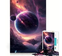 Puzzle da 1000 pezzi con pianeti dello spazio esterno per ragazzi, gioco di puzzle che stimola l'intelletto, divertimento per tutta la famiglia, taglio di qualità, regalo elegante (38x26cm)