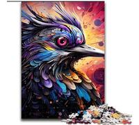 Puzzle da 1000 pezzi con picchio colorato, dimensioni 26x38cm, gioco di sfida per adolescenti e famiglie.