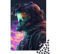 Puzzle da 1000 pezzi con pilota dell'aeronautica militare per adulti e adolescenti, regali per la vigilia di Natale, 1000 pezzi (38x26 cm)