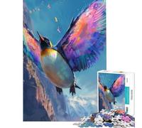 Puzzle da 1000 pezzi con pinguini volanti e ali Gioco rilassante e coinvolgente per coltivare la pazienza Ottimo regalo di compleanno (dimensioni 38x26cm)