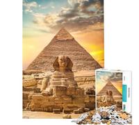 Puzzle da 1000 pezzi con piramide egizia difficile e stimolante con elementi di analisi e logica gioco educativo adatto a persone dai 14 anni in su 50x75cm