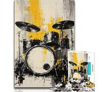 Puzzle da 1000 pezzi con pittura a olio e batteria per adolescenti, giochi educativi, decorazione per la casa, collezione di artisti, belle arti (38x26cm)