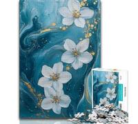 Puzzle da 1000 pezzi con pittura floreale astratta per adolescenti, aiuta il cervello a esercitare i giocattoli avvincenti per coltivare la pazienza, un'opera d'arte 50x75cm