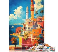 Puzzle da 1000 pezzi con poster artistico di Alessandria, per adulti, difficoltà elevata, giocattolo educativo, decorazione per la famiglia (75x50 cm)