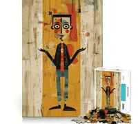 Puzzle da 1000 pezzi con poster di uno spettacolo di marionette, ideale per adulti Gioco di logica fine, relax, bordi netti, opera d'arte (38x52cm)