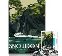 Puzzle da 1000 pezzi con poster di viaggi nel mondo, regali per adulti, per ammazzare il tempo durante le vacanze, ogni pezzo è unico, gioco stimolante e divertente per tutta la famiglia, 75x50cm