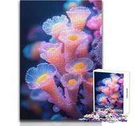 Puzzle da 1000 pezzi con primi piani di una barriera corallina colorata per adolescenti, gioco divertente per lo sviluppo cognitivo, regalo speciale per una celebrazione premurosa, dimensioni 38x52cm