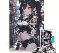 Puzzle da 1000 pezzi con protagoniste donne potenti degli anime decorazione da parete attività divertenti per la casa collezione d'artista belle arti 50x75cm