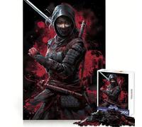 Puzzle da 1000 pezzi con protagoniste donne samurai, ideale per adulti, stimola la logica e il tempo libero, con bordi netti Regalo perfetto (50x75cm)